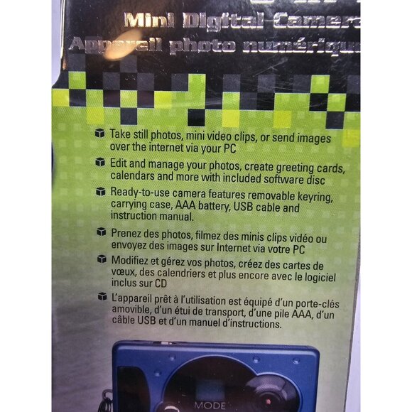 Vivitar: 3 In 1 - Mini Digital Camera - Brand New - Photo, Video, Web Cam Silver - Picture 6 of 6